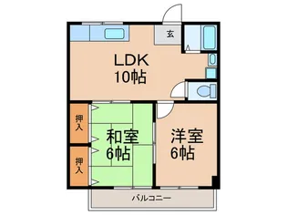 シャトーすずらんIII【3階】の間取り