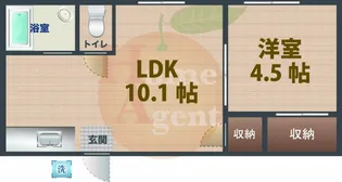 東京都杉並区和泉4【アパート】の間取り