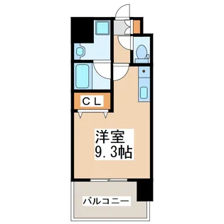 QREST熊本船場【6階】の間取り