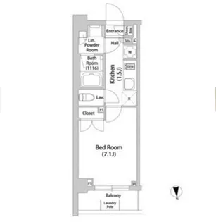 東京都世田谷区八幡山3【マンション】の間取り