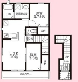 リーブルファイン岩槻東町【1階】の間取り