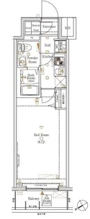 Log永代橋【12階】の間取り
