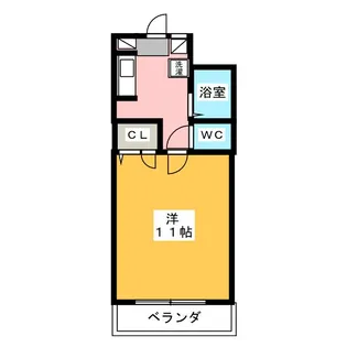 メゾン清里【4階】の間取り