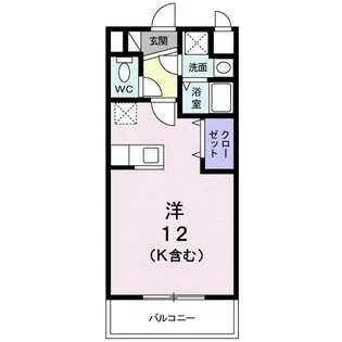 クリアネス【3階】の間取り
