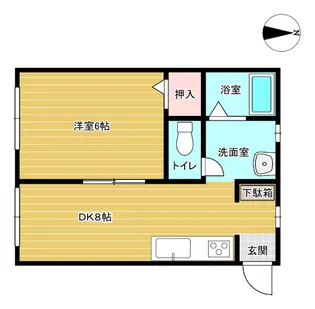 APブランメルI【2階】の間取り