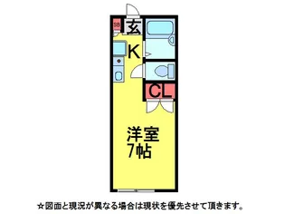 ニューブリッジ【1階】の間取り