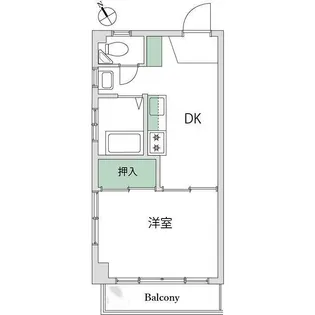 小山フラット【2階】の間取り