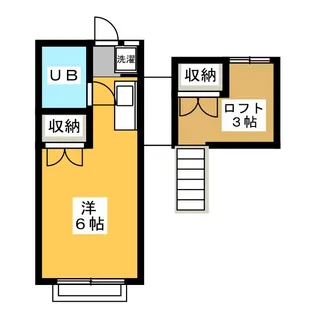 コーポホワイトA【1階】の間取り