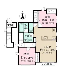 リエート【2階】の間取り