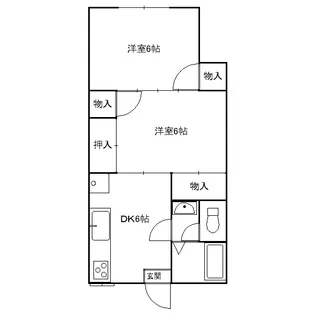 コーポイトウ【2階】の間取り