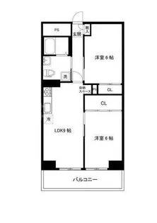 セントラルハイツいちのえ【3階】の間取り