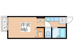 シェモア【2階】の間取り