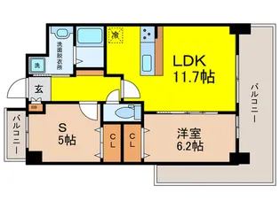 エストヴァリ千扇【3階】の間取り