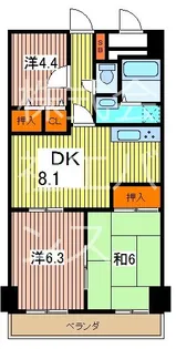 グランシエロ川口本町【7階】の間取り