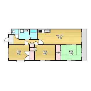 セントポリア豊中【2階】の間取り