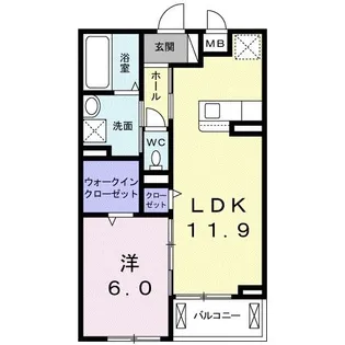 AFCレジデンス・II【3階】の間取り