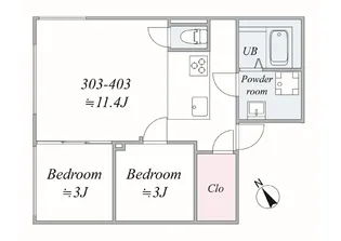 trias547【4階】の間取り