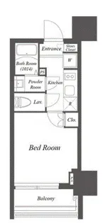 ブランシエスタ横浜高島町【6階】の間取り