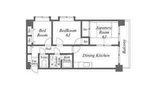 ラ・ビスタ パークハウス【5階】の間取り