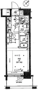スパシエグランス横浜反町【2階】の間取り