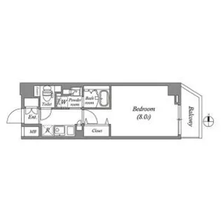 ルネサンスコート押上【2階】の間取り