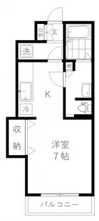 ドゥマール市川【2階】の間取り