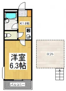 クレセントハイツ富士見【2階】の間取り