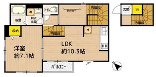 ソレイユ練馬高野台【2階】の間取り