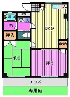 スターハイツ【1階】の間取り