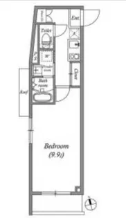 クオリタス大森山王【2階】の間取り