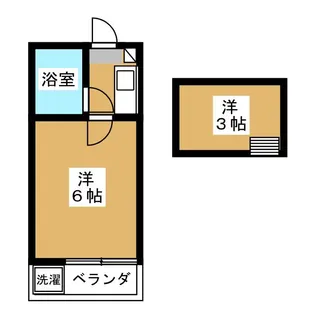 ジュネパレス松戸第47【2階】の間取り