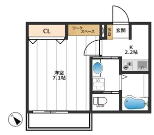 SKY板橋本町【3階】の間取り