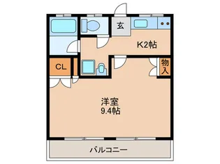 コースリーズ清水【2階】の間取り