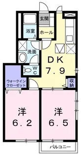 エンジェルB【1階】の間取り