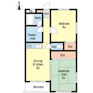 マージュ明原【2階】の間取り