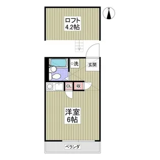 アメニティ花の木I【2階】の間取り