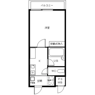 三記マンション弐号館【3階】の間取り