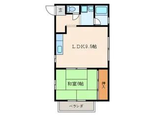 リベルテ【2階】の間取り