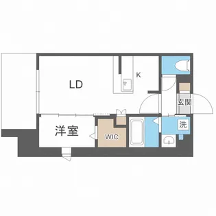 ブランスタイル博多【10階】の間取り