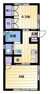 水上荘【1階】の間取り