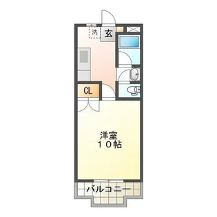 エクセレント栗真【1階】の間取り