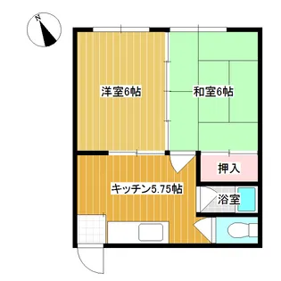 コーポ友【1階】の間取り