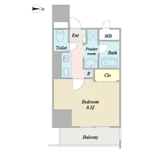 鈴秀レジデンス【11階】の間取り