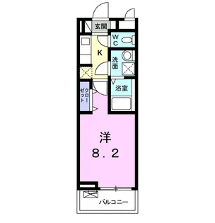 メゾンブランシェ【3階】の間取り