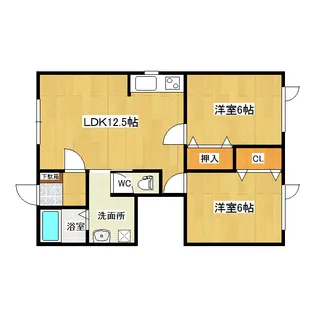 シャトーK【2階】の間取り