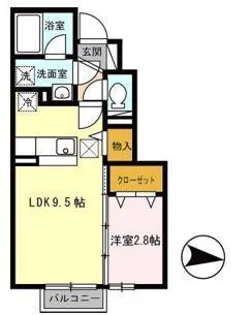 MODERATO【1階】の間取り