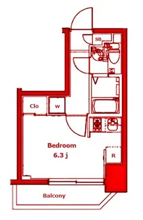 SYNEX横濱阪東橋【2階】の間取り