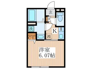 シャンテ国分寺【2階】の間取り