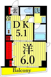 スタイル東上野【2階】の間取り