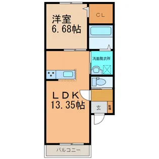 bona sorte【1階】の間取り